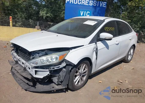 2016 Ford Focus Se z USA, uszkodzony, nr VIN 1FADP3F28GL404931